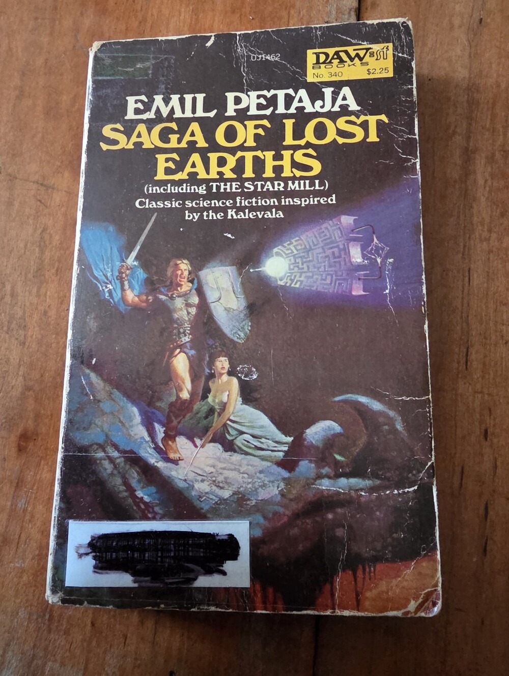 Saga of Lost Earths (The Kalevala #1) EMIL PETAJA 1st Daw #340 PB 1979 UJ1462